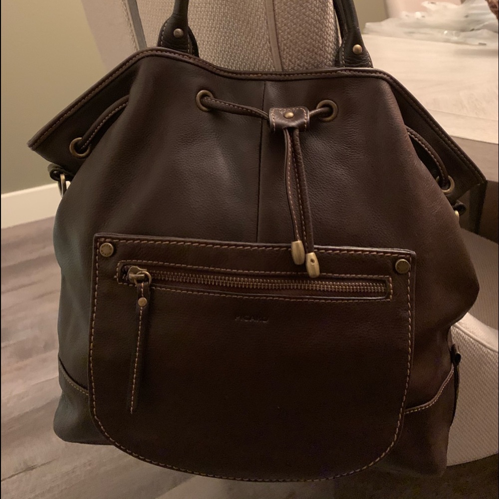 Handbag by Picard Germany- Tote- Brown Lea…